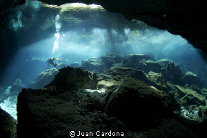 chac mool cenote big brother... by Juan Cardona 